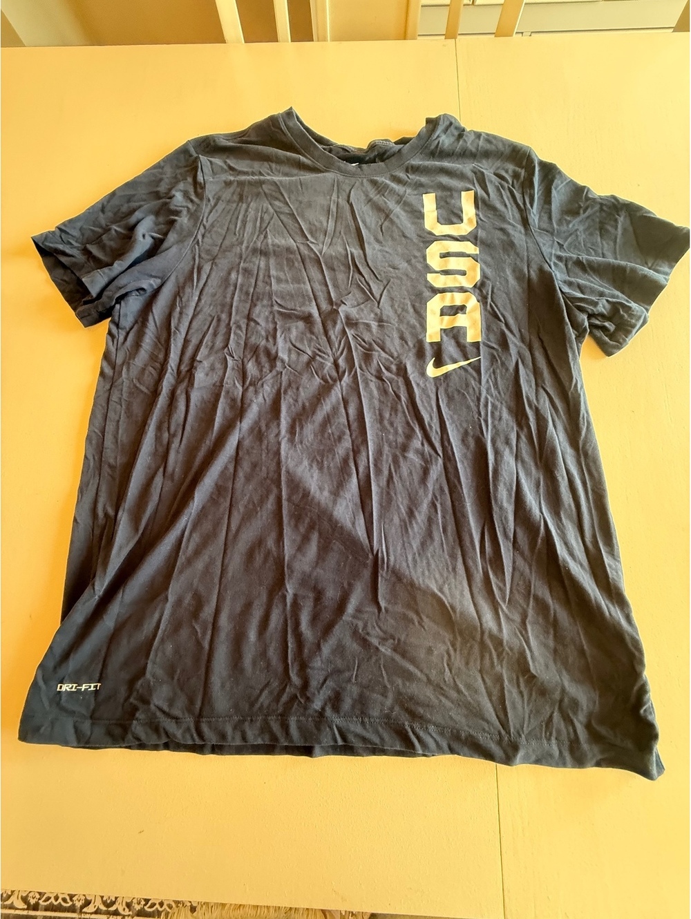 Nike USA Dri-FIT T-Shirt XXL Navy Athletic Tee